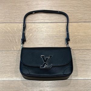 Louis Vuitton Buci Crossbody Bag Epi Leather Black
